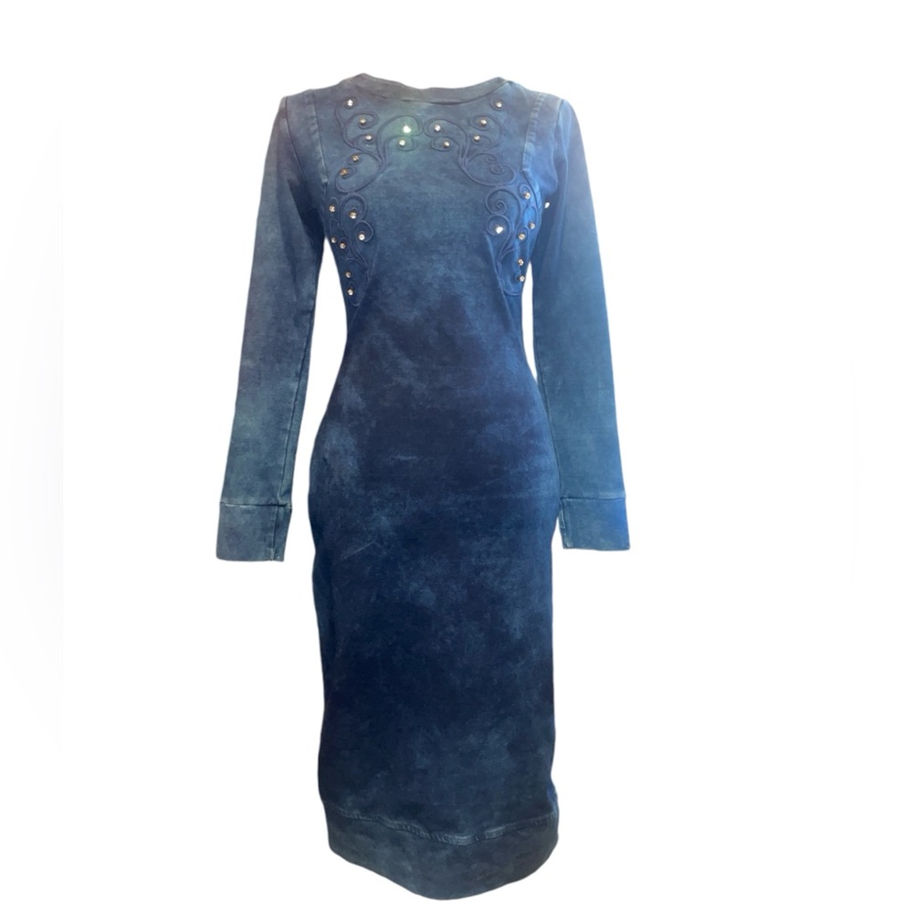 Titanium vintage acid wash body dress